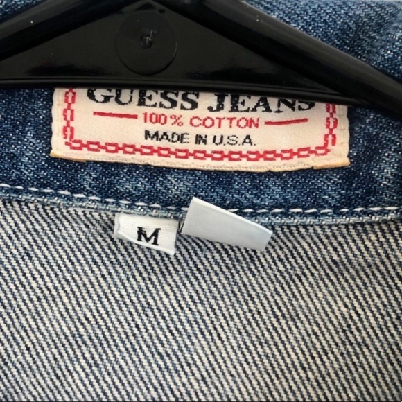 1990’s Vintage Guess Denim Jean Jacket - Picture 6 of 12